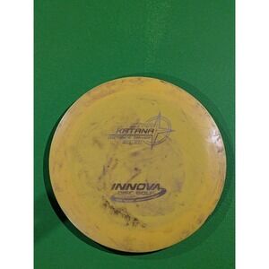 Innova Star Katana Penned 171g No Dome/Flat Yellow Distance Driver Used